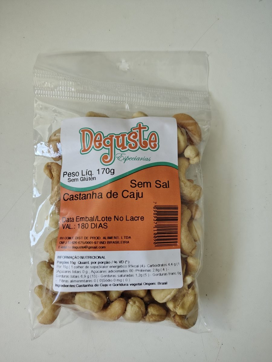Castanha de Caju sem Sal